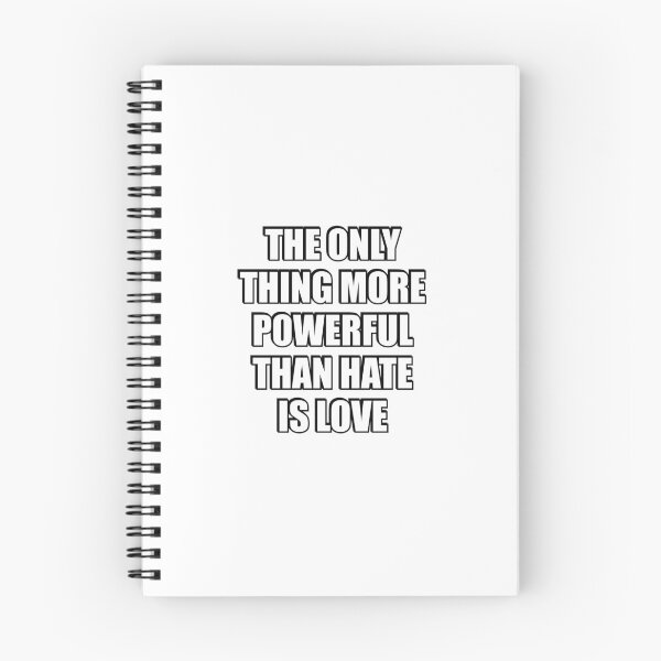 Item preview, The Only Thing More Powerful Than Hate Is Love   designed and sold by Inspirationmotivation.
