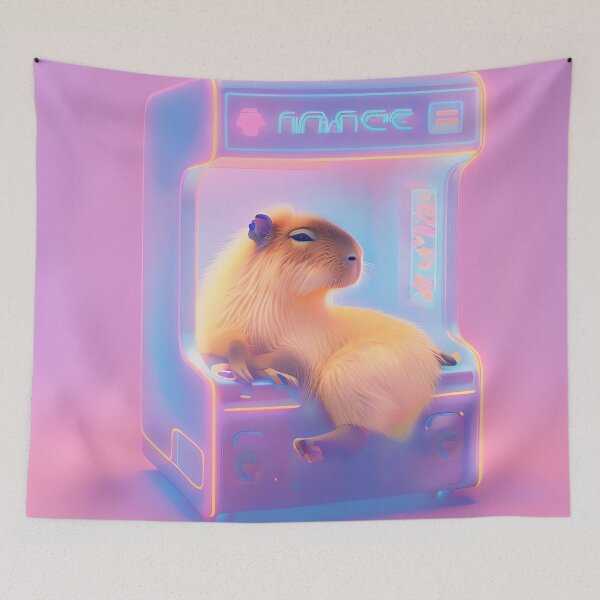 Item preview, Cosmic Arcade Capybara designed and sold by ONYX Pixee.