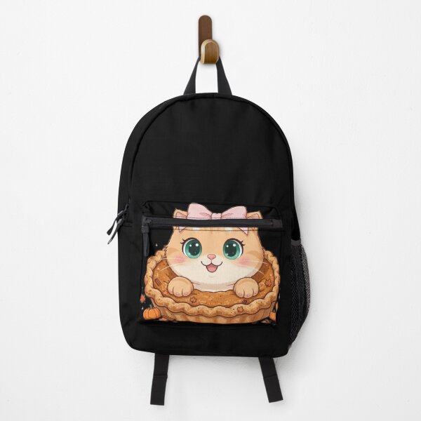 Item preview, Cute Pumpkin Pie Cat Fall Thanksgiving Kawaii Pumpkin Spice designed and sold by Moody Vibes Studio.
