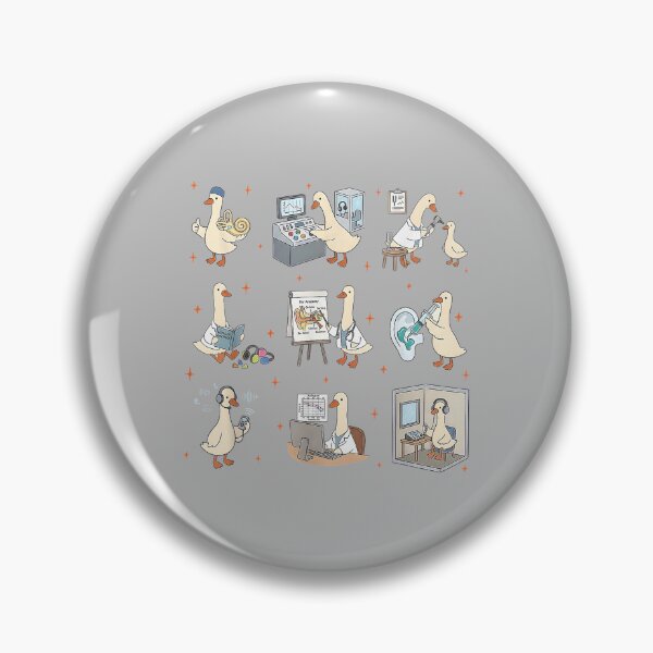 Item preview, Audiologist Silly Goose ENT Doctor Hearing Aid Ossicle Nurse designed and sold by ArleneRowe.
