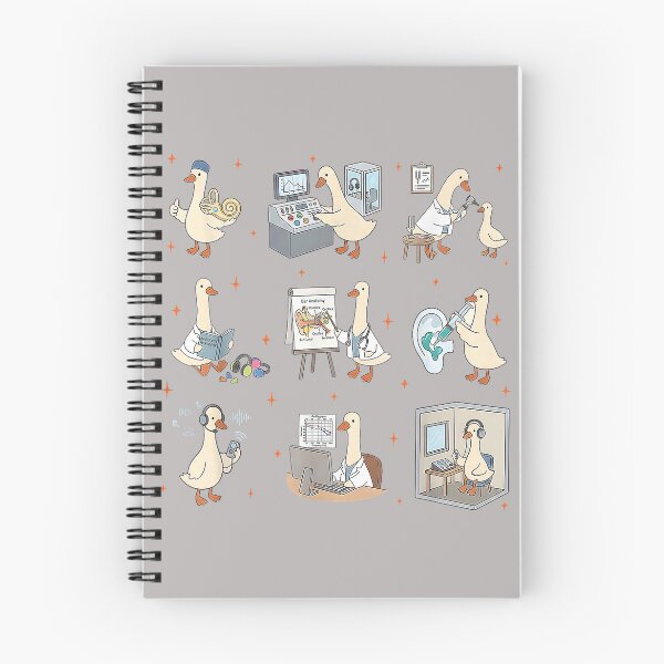 Item preview, Audiologist Silly Goose ENT Doctor Hearing Aid Ossicle Nurse designed and sold by ArleneRowe.