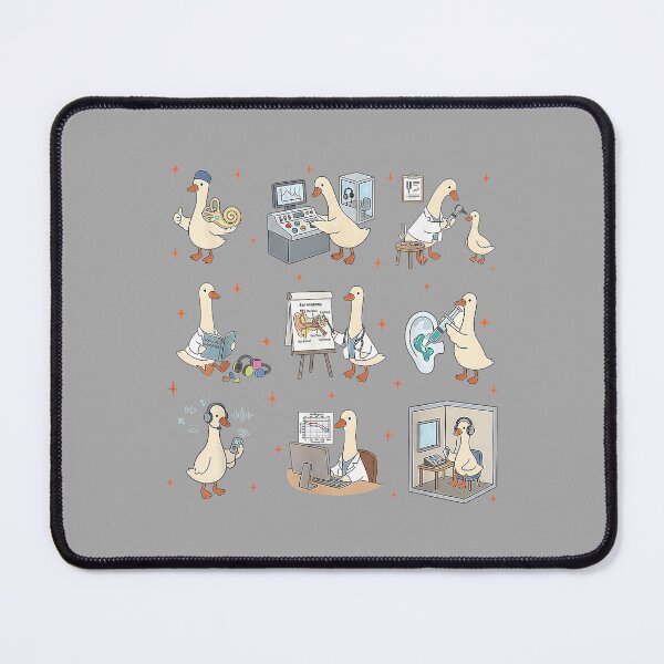 Item preview, Audiologist Silly Goose ENT Doctor Hearing Aid Ossicle Nurse designed and sold by ArleneRowe.