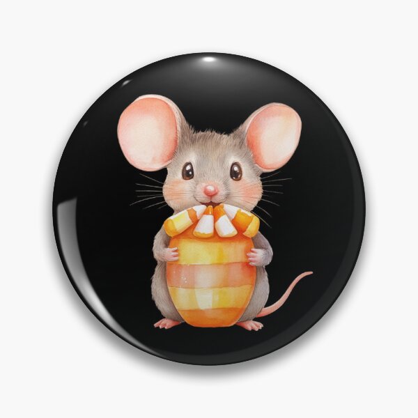 Item preview, Cute Mouse Holding Candy Corn designed and sold by hrendika.