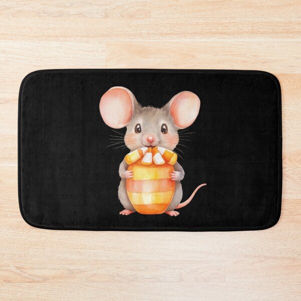 Item preview, Cute Mouse Holding Candy Corn designed and sold by hrendika.