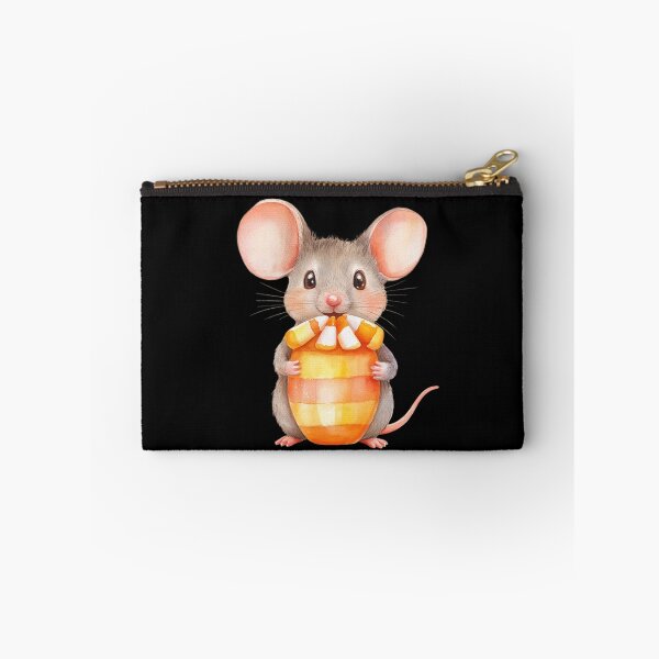 Item preview, Cute Mouse Holding Candy Corn designed and sold by hrendika.