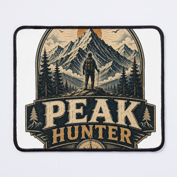 Item preview, Peak Hunter Mountain Adventure Vintage Outdoor Hiking Design designed and sold by RobertArt08.