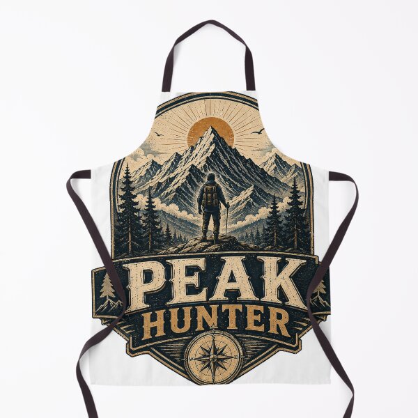 Item preview, Peak Hunter Mountain Adventure Vintage Outdoor Hiking Design designed and sold by RobertArt08.