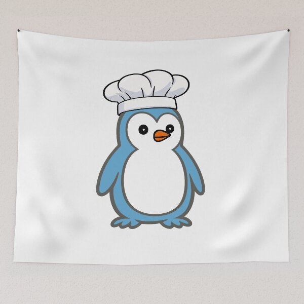 Item preview, Pippo the Chef – Minimalist Chef Penguin designed and sold by Pippo-Penguin.