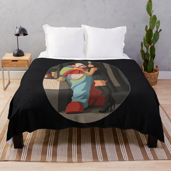 Item preview, Angry Girlfriend Yelling at Scared Clown – Comedy Couple Pop Art designed and sold by KungPowUnicorn.