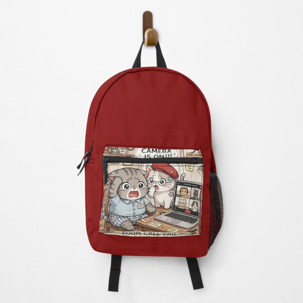 Item preview, Zoom Call Fail Cats - Camera Is On Funny WFH Work From Home Cats - Zoom Meeting Fail Kawaii designed and sold by MAISON SYLVIE.
