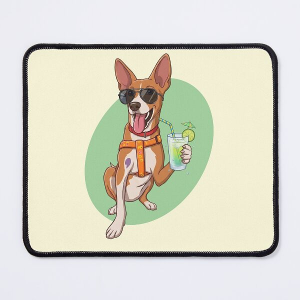 Item preview, Cool Dog Wearing Sunglasses Drinking Cocktails designed and sold by Up Urban Fashion.