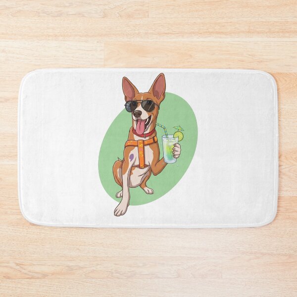 Item preview, Cool Dog Wearing Sunglasses Drinking Cocktails designed and sold by Up Urban Fashion.