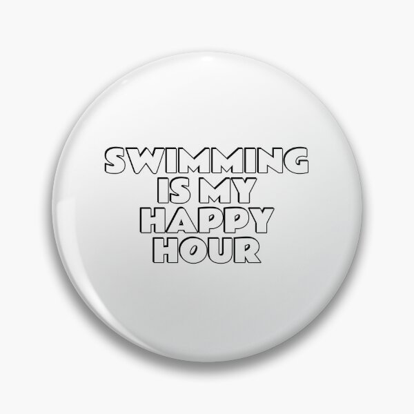 Item preview, Swimming Is My Happy Hour  designed and sold by Inspirationmotivation.