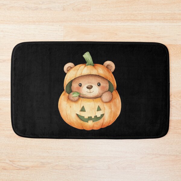 Item preview, Bear in Pumpkin Costume designed and sold by hrendika.