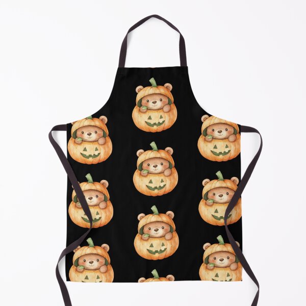 Item preview, Bear in Pumpkin Costume designed and sold by hrendika.