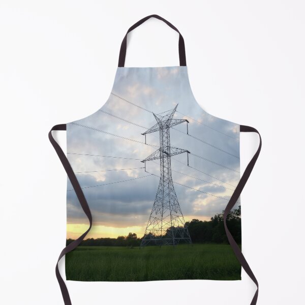 Item preview, Power Line Tower Sunset Landscape designed and sold by Pylon-Bureau.