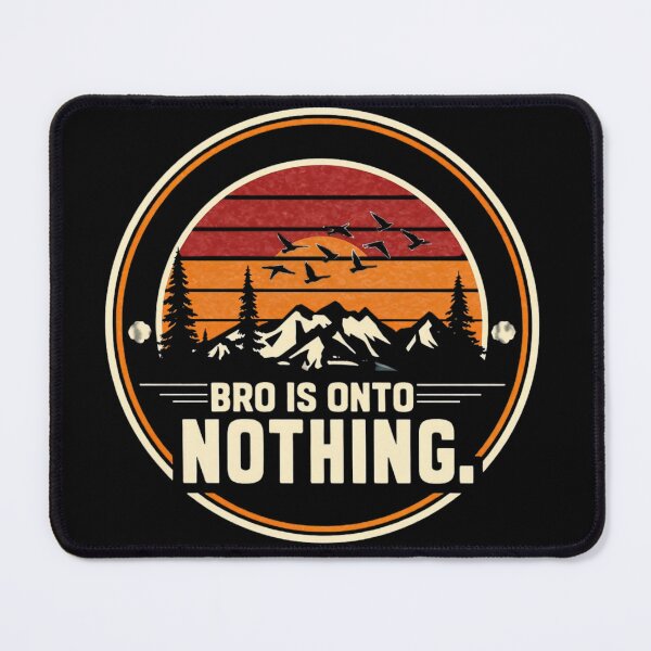 Item preview, concern meme bro is onto nothing T-Shirt, Retro Sunset Graphic, Vintage Landscape Meme, Nostalgic Humor, Funny Internet Tee designed and sold by pawsome purrfect.