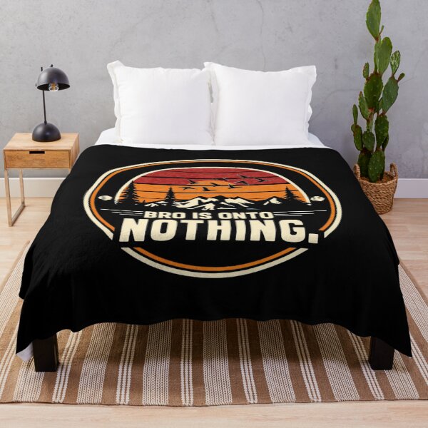 Item preview, concern meme bro is onto nothing T-Shirt, Retro Sunset Graphic, Vintage Landscape Meme, Nostalgic Humor, Funny Internet Tee designed and sold by pawsome purrfect.