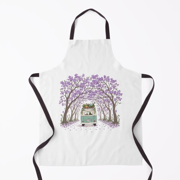 Item preview, Jacaranda Season Australia Go Grow Van Spring Travel Brisbane Sydney designed and sold by Yellowriversss.