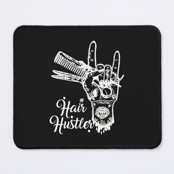 Item preview, Hair Hustler Rock Hand Comb Scissors Barber Stylist Art designed and sold by egkjgteff.