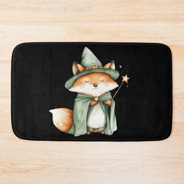 Item preview, Cute Wizard Fox with Wand designed and sold by hrendika.