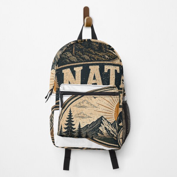 Item preview, National Park Mountain Wilderness Vintage Outdoor Adventure Design designed and sold by RobertArt08.