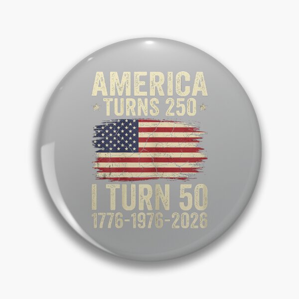 Item preview, America Turns 250 I Turn 50 Patriotic 50th Birthday designed and sold by ArleneRowe.