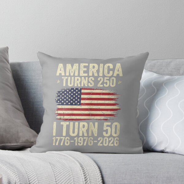 Item preview, America Turns 250 I Turn 50 Patriotic 50th Birthday designed and sold by ArleneRowe.