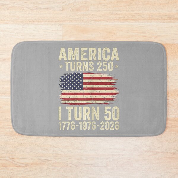 Item preview, America Turns 250 I Turn 50 Patriotic 50th Birthday designed and sold by ArleneRowe.