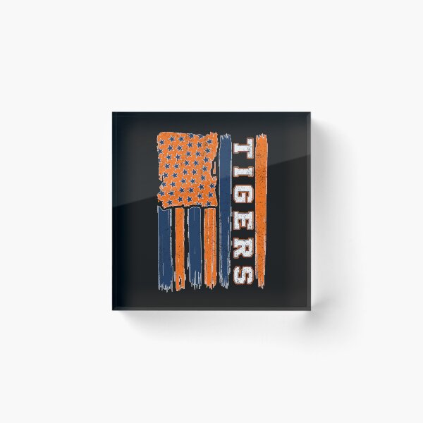 Item preview, Vintage Tigers Distressed US Flag Sports Fans Team Spirit designed and sold by RockTheFeal.