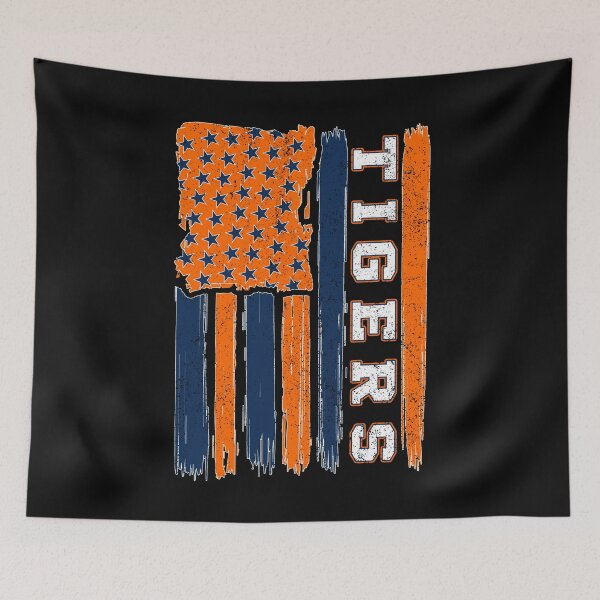 Item preview, Vintage Tigers Distressed US Flag Sports Fans Team Spirit designed and sold by RockTheFeal.