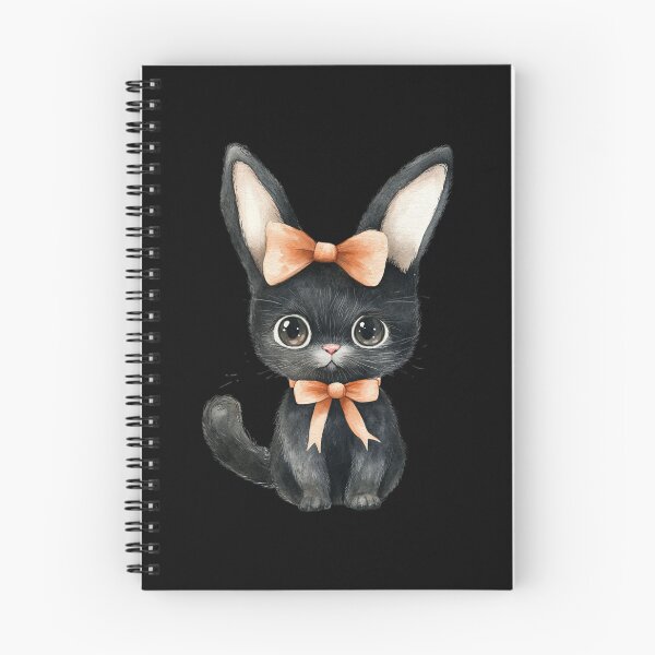 Item preview, Cute Black Kitten with Bow designed and sold by hrendika.