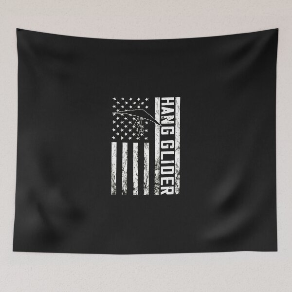 Item preview, Hang Glider American Flag Graphic designed and sold by egkjgteff.