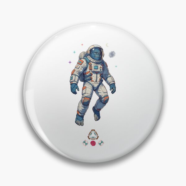 Item preview, Space Bigfoot Astronaut - Funny Sasquatch Cryptid in Spacesuit T-Shirt designed and sold by Whimsy Trail Co.