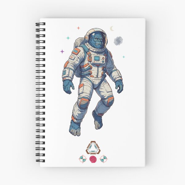 Item preview, Space Bigfoot Astronaut - Funny Sasquatch Cryptid in Spacesuit T-Shirt designed and sold by Whimsy Trail Co.