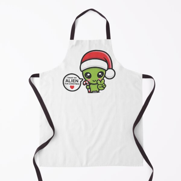 Item preview, Cute Alien Santa - I Want An Alien For Christmas Funny Holiday designed and sold by artworkathome.