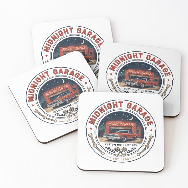 Item preview, Midnight Garage Vintage Muscle Car Retro Racing designed and sold by Thompika.