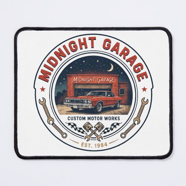 Item preview, Midnight Garage Vintage Muscle Car Retro Racing designed and sold by Thompika.