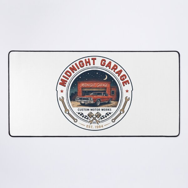Item preview, Midnight Garage Vintage Muscle Car Retro Racing designed and sold by Thompika.