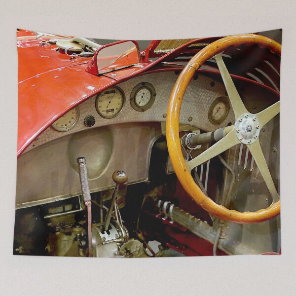 Item preview, 1925 Alfa Romeo P2 Gran Premio Interior - Vintage Grand Prix Racing Car designed and sold by Peter Kraaibeek Art Gallery.