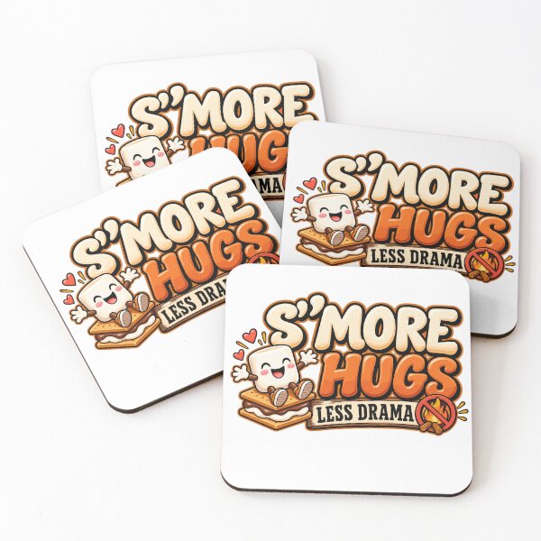 Item preview, S'more Hugs Less Drama Funny Family Camping Smores Group Campfire designed and sold by ZIGLWORKS.