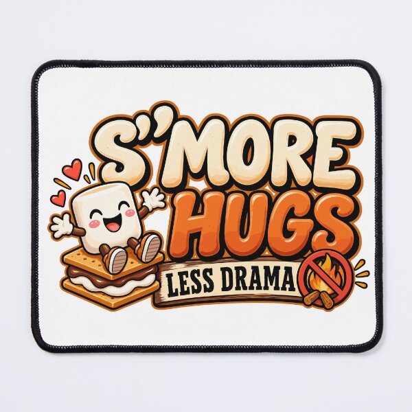 Item preview, S'more Hugs Less Drama Funny Family Camping Smores Group Campfire designed and sold by ZIGLWORKS.