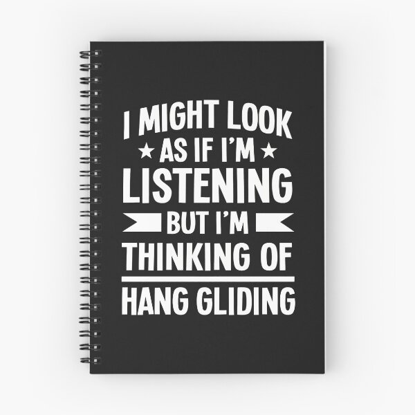 Item preview, Hang Gliding Enthusiast "Thinking of Hang Gliding" designed and sold by egkjgteff.