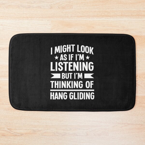 Item preview, Hang Gliding Enthusiast "Thinking of Hang Gliding" designed and sold by egkjgteff.