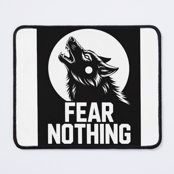 Item preview, Fear Nothing Howling Wolf Moon Screen Print designed and sold by nova-bloom.