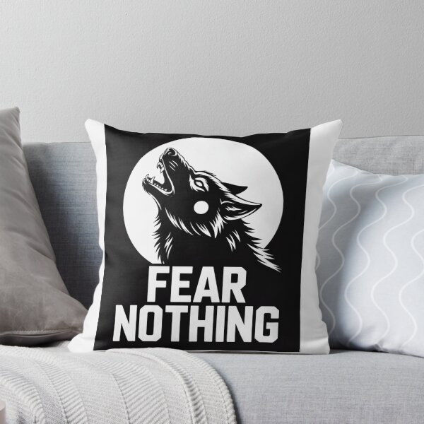 Item preview, Fear Nothing Howling Wolf Moon Screen Print designed and sold by nova-bloom.