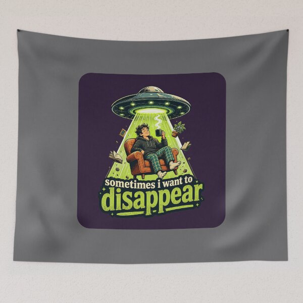 Item preview, Sometimes I Want to Disappear designed and sold by HeeShirt.