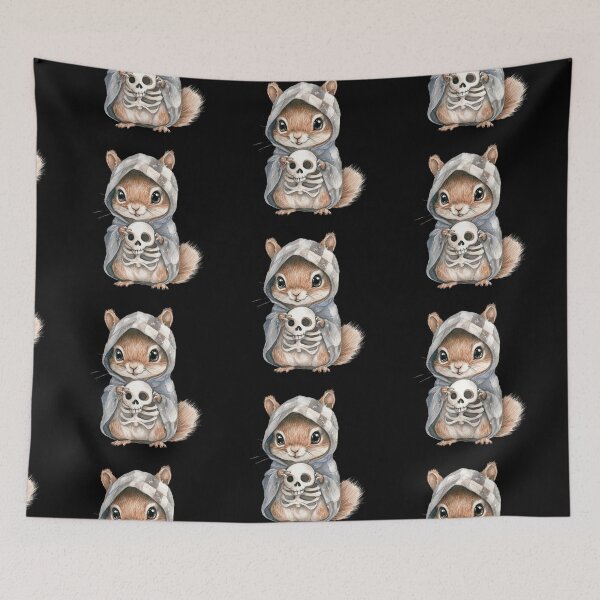 Item preview, Squirrel with a Skeleton Toy designed and sold by hrendika.