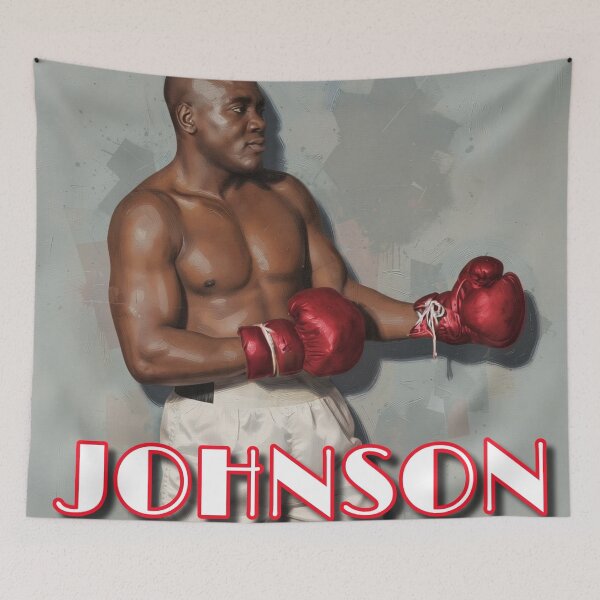 Item preview, Jack "Galveston Giant" Johnson boxing legends designed and sold by MoodiArtist.