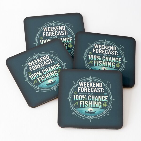 Item preview, Fishing Weekend Forecast designed and sold by ZanyPaintbrush.